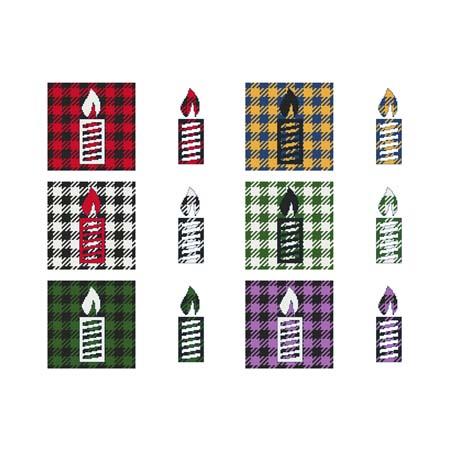 Fun With Plaid - Candle